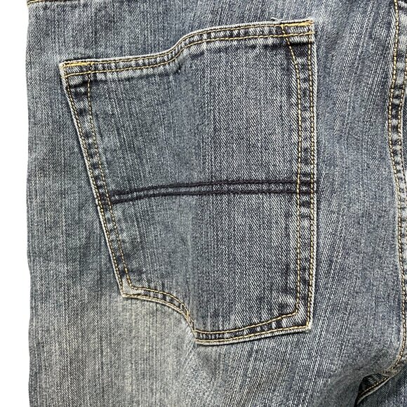 Fubu Y2K Baggy Jeans W40L34 Embroidered Pocket Streetwear Denim Vintage - Picture 14 of 14